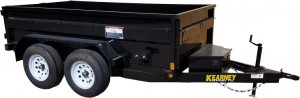 dump axle gvwr tandem hydraulic bumper pull trailer 000lb